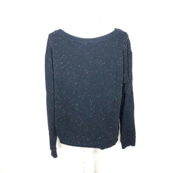Juicy Couture Black Crewneck Solid Print Sweater - Picture 4 of 7